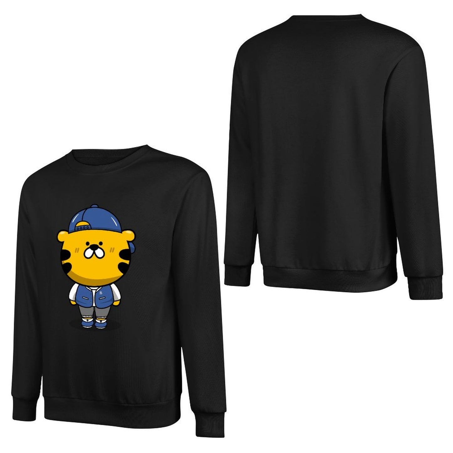 Front Patterned Long Sleeve TopClean Edges Breathable
