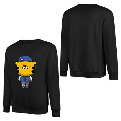 Front Patterned Long Sleeve TopClean Edges Breathable