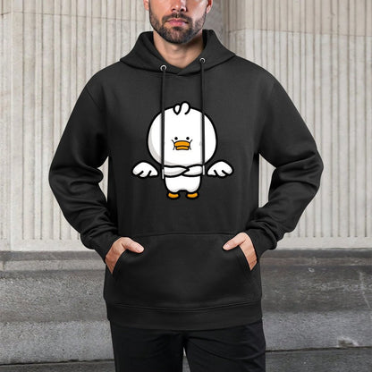 Logo-Ready Retro Front Graphic Hoodies