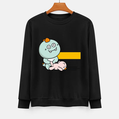 Front Patterned Long Sleeve TopSoftstyle Timeless