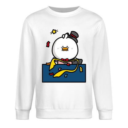 Front Patterned Long Sleeve TopClassicLine Heavyweight