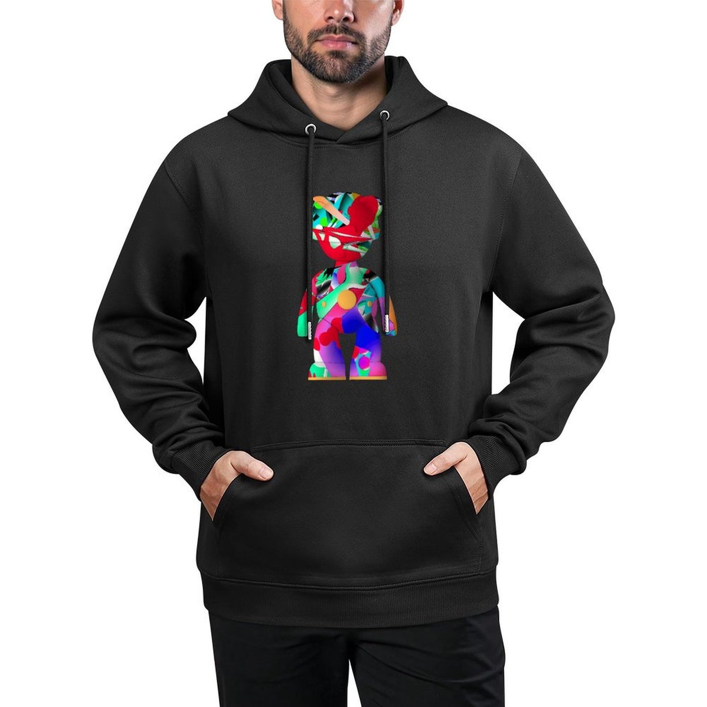 IPIB 250g Hooded Pocket Sweatshirt Front GraphicMen's Hooded  Sweatshirt6000110-6