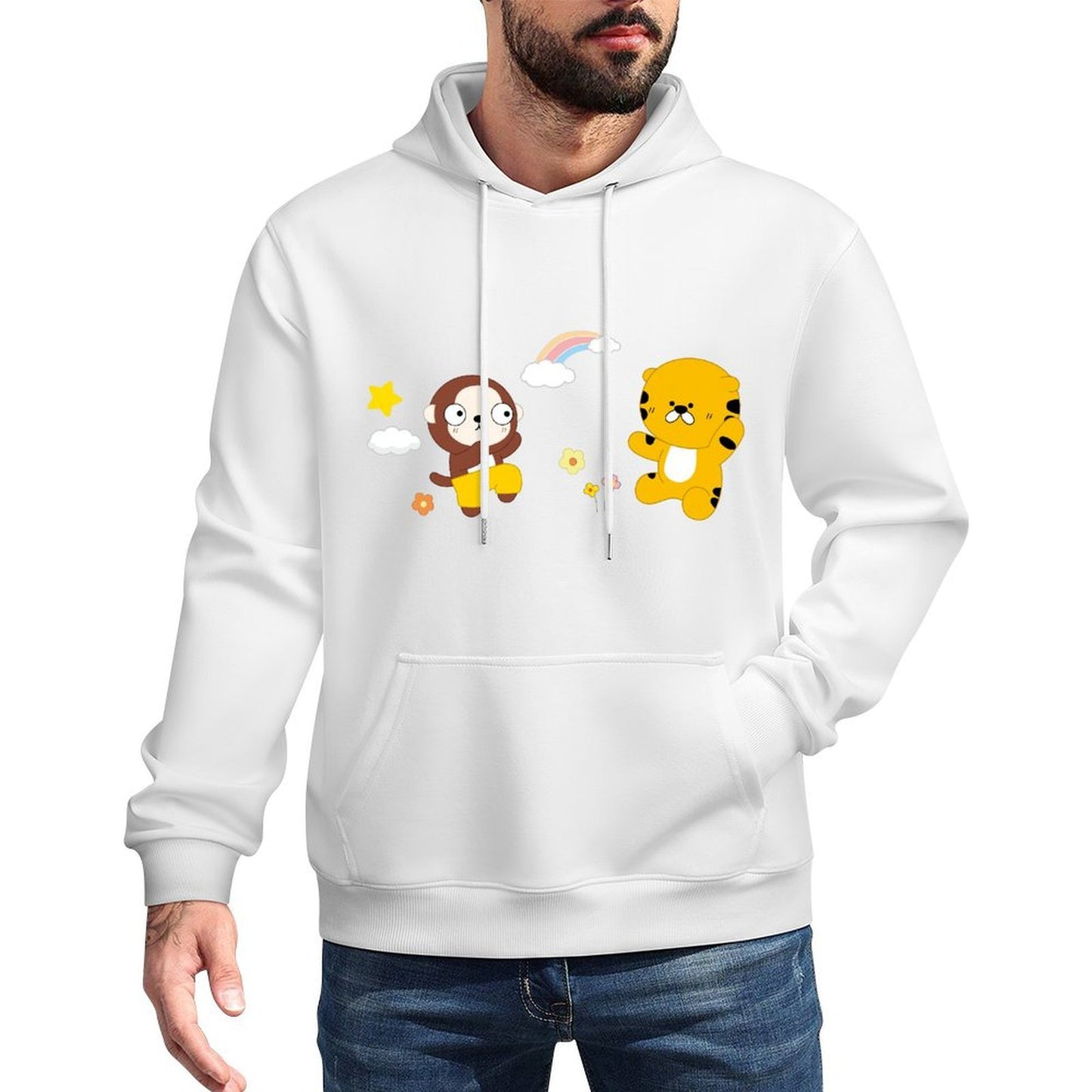 IPBR 250g Hooded Pocket Sweatshirt Front GraphicMen's Hooded  Sweatshirt4000405