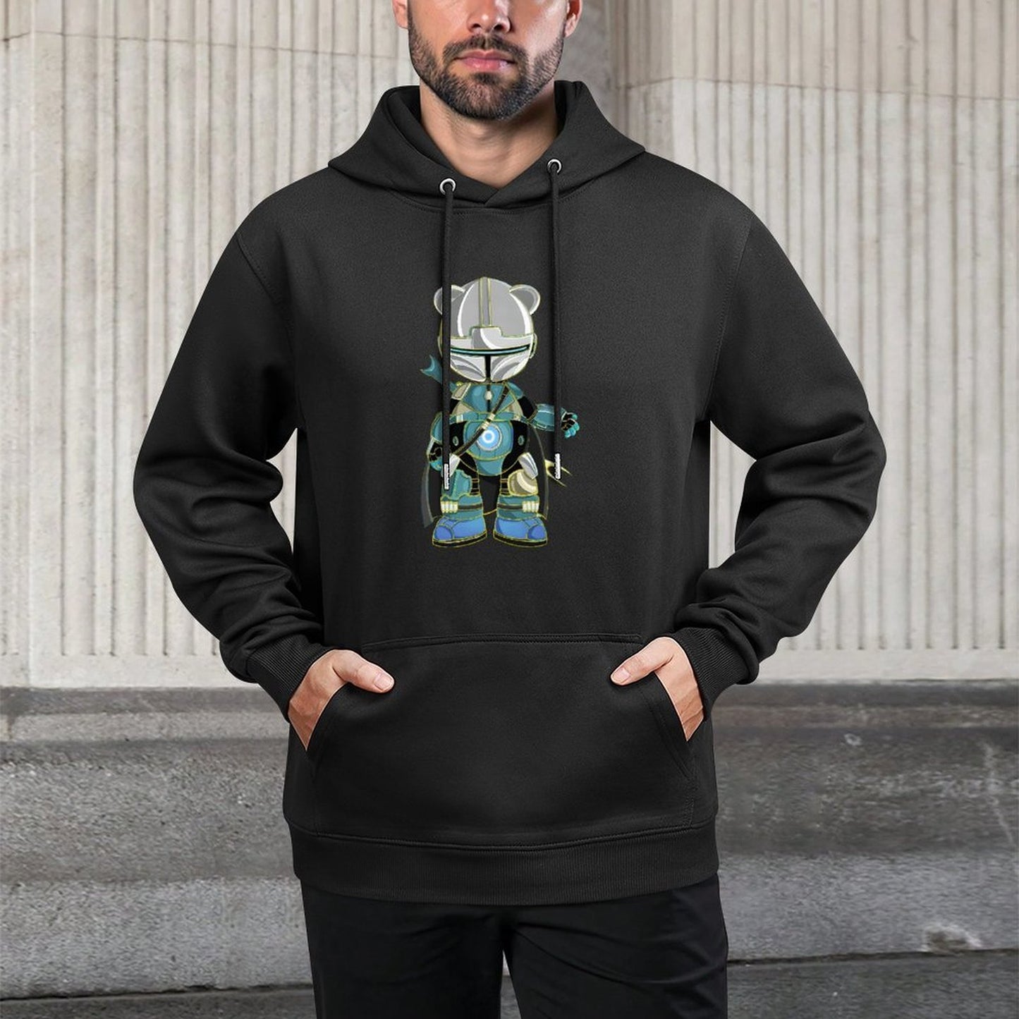 Hoodie Front PatternCrisp Print Bold