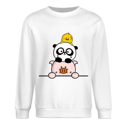 Front Patterned Long Sleeve TopRetro CoreLine