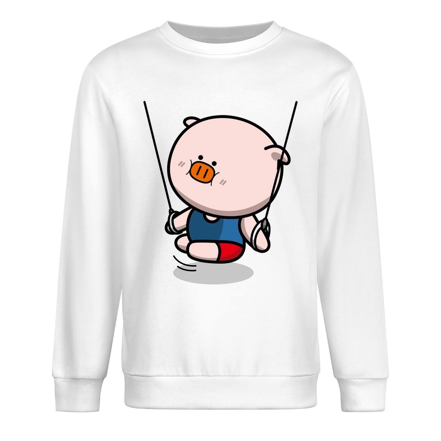 Front Patterned Long Sleeve TopDaily Easy-Care