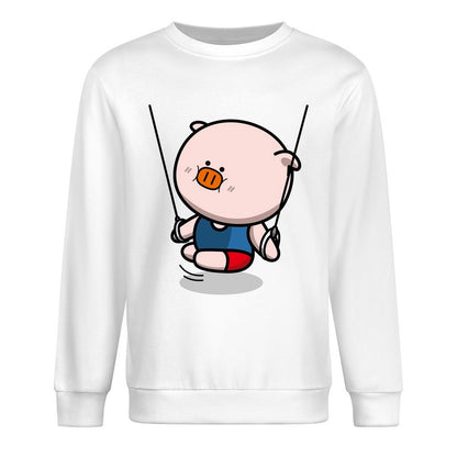 Front Patterned Long Sleeve TopDaily Easy-Care