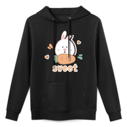 Tear-Resistant Cotton Front Graphic Hoodies