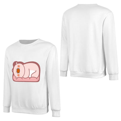 Front Patterned Long Sleeve TopSmooth Feel Clean Edges