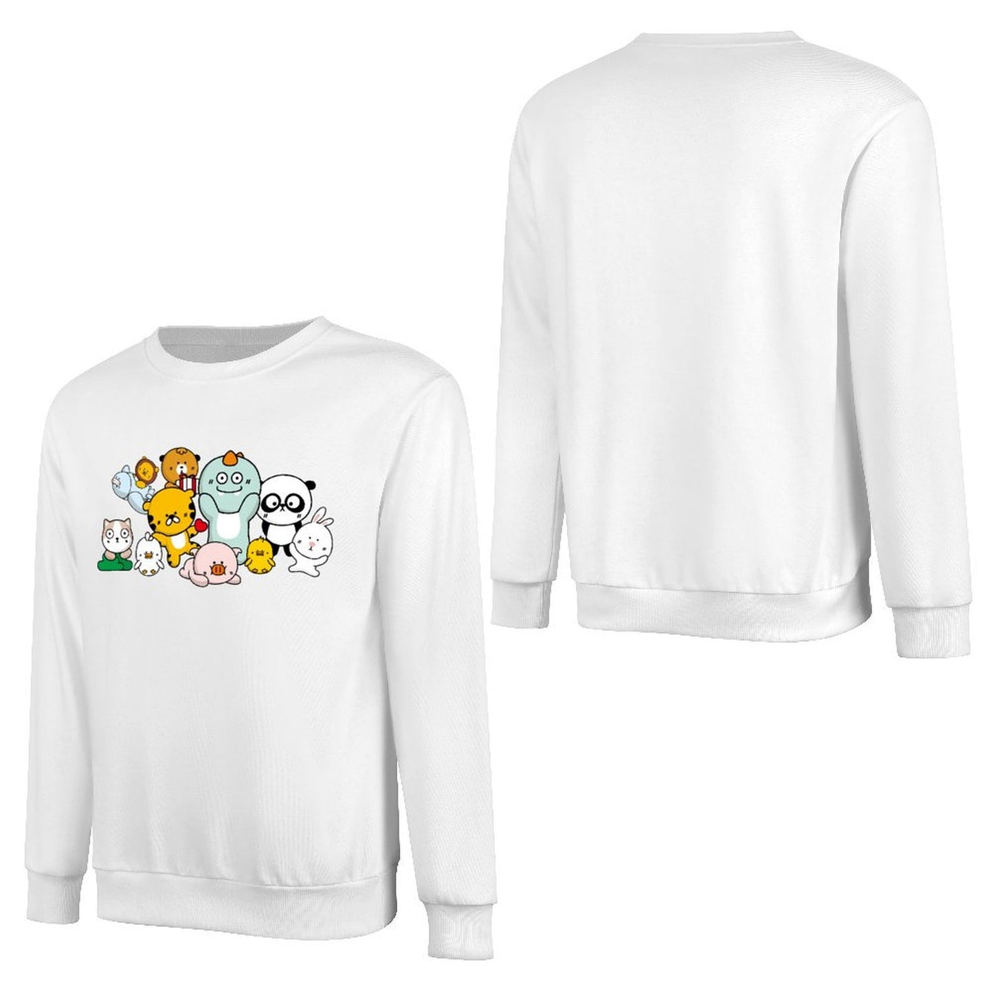 Front Patterned Long Sleeve TopBold Soft