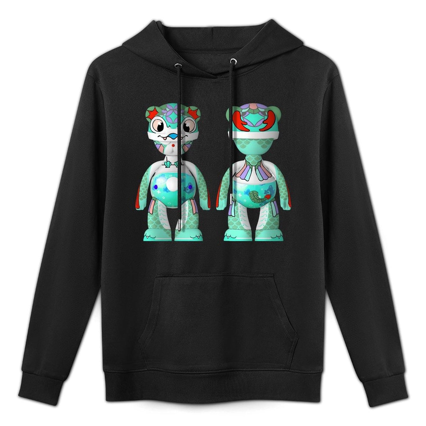 Hoodie Front PatternRegular Clean Edges