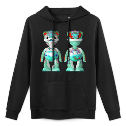 Hoodie Front PatternRegular Clean Edges