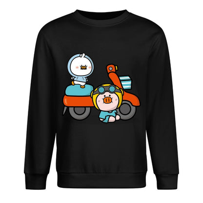 IPBR 250g Crew Neck Long Sleeve Sweatshirt Front GraphicCrew Neck Long Sleeve Sweatshirt4000339