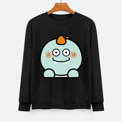  Front Patterned Long Sleeve TopClean Edges Signature