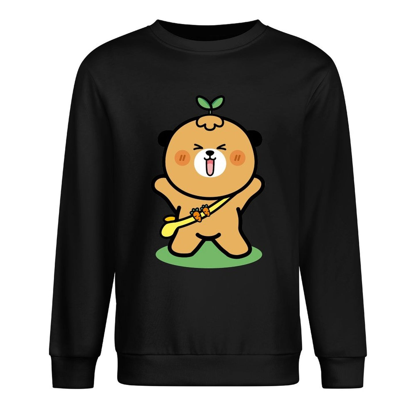 Front Patterned Long Sleeve TopSeamless EasyStyle