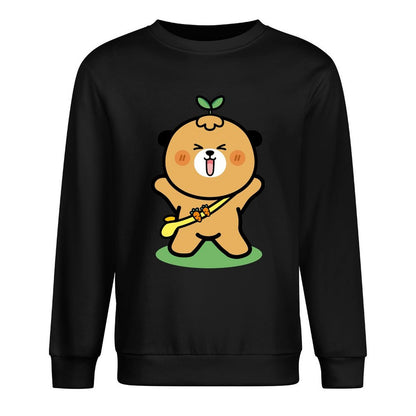 Front Patterned Long Sleeve TopSeamless EasyStyle