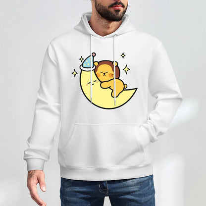 Neutral Vibrant Colors Front Graphic Hoodies