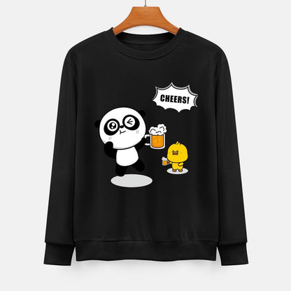  Front Patterned Long Sleeve TopSmoothWear Breathable