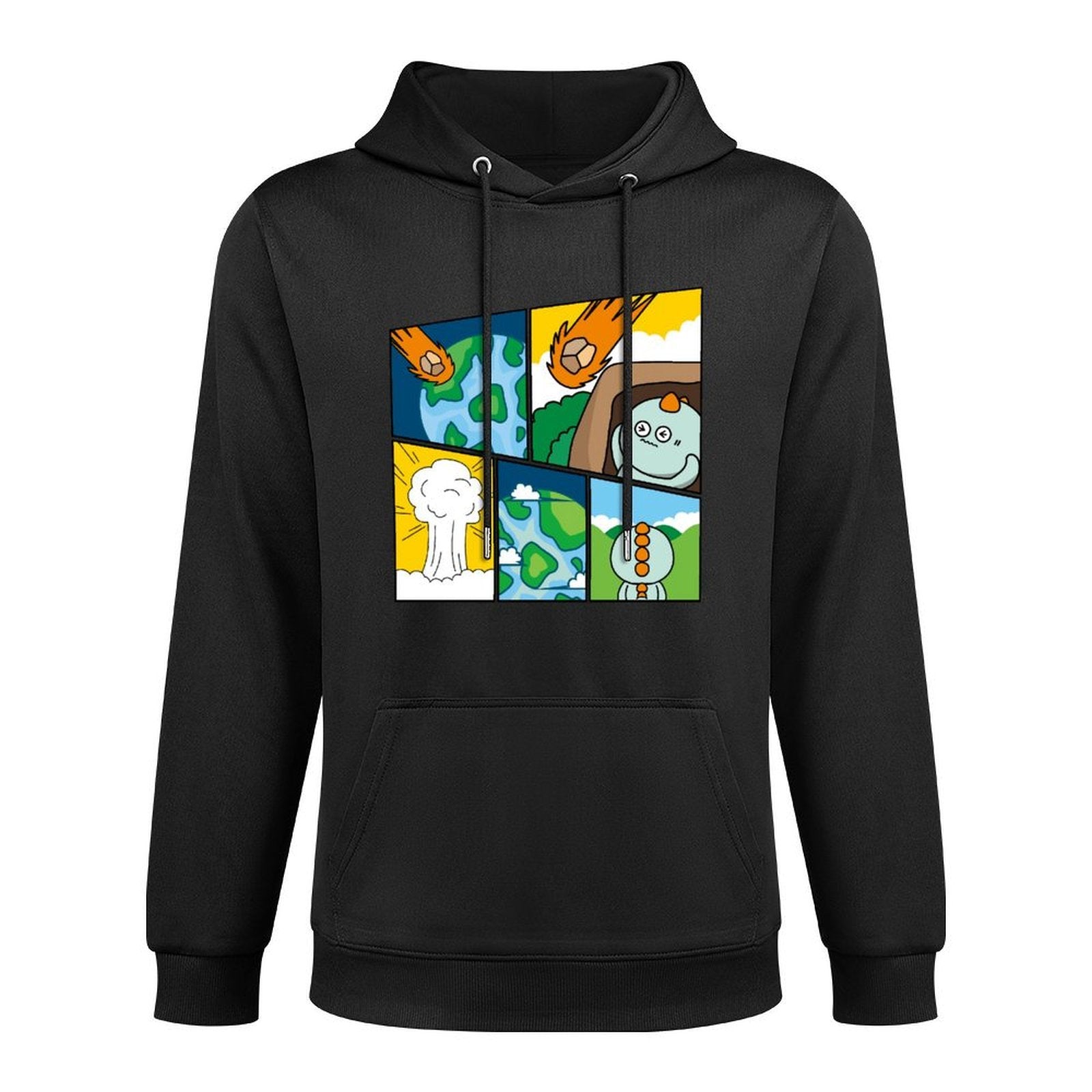 Basic Premium Finish Front Graphic Hoodies