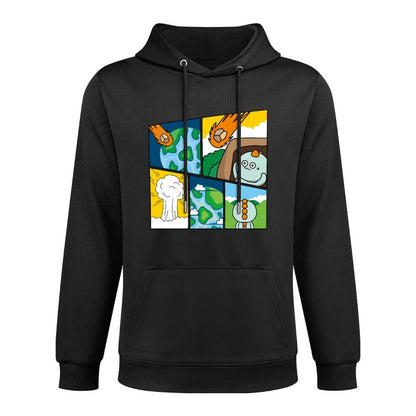 Basic Premium Finish Front Graphic Hoodies