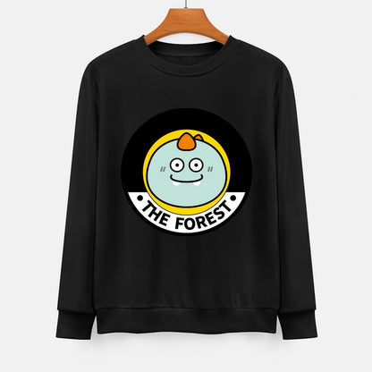 Front Patterned Long Sleeve TopNeutral BasicSeries