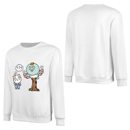 Front Patterned Long Sleeve TopEasyWear Fade-Proof