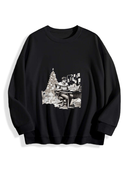 Customizable Christmas-themed long-sleeved Christmas 