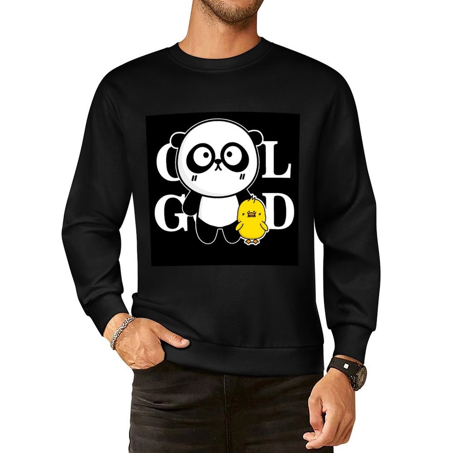 Front Patterned Long Sleeve Top100% Cotton Design-Your-Own