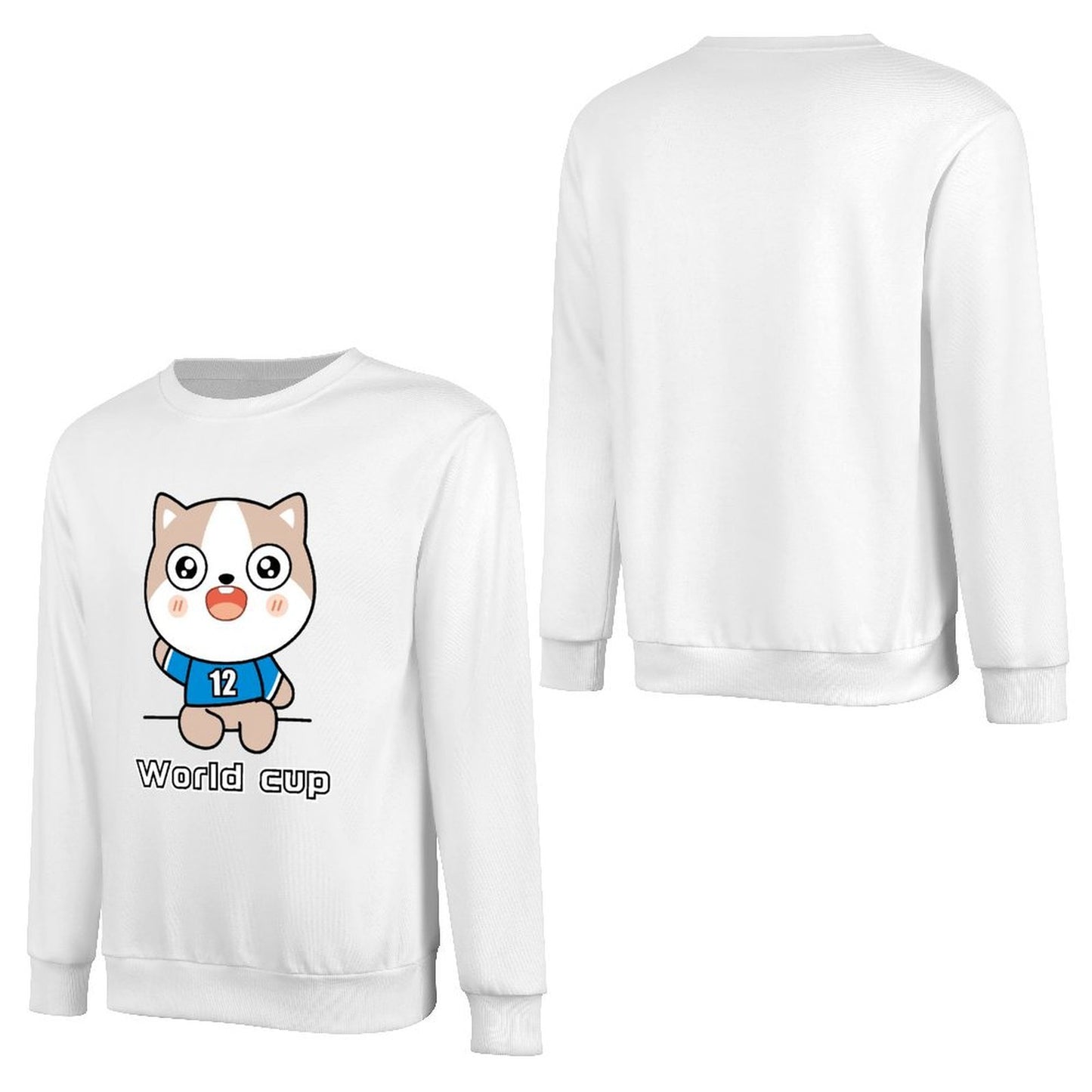 Front Patterned Long Sleeve TopRegularFit BasicSeries