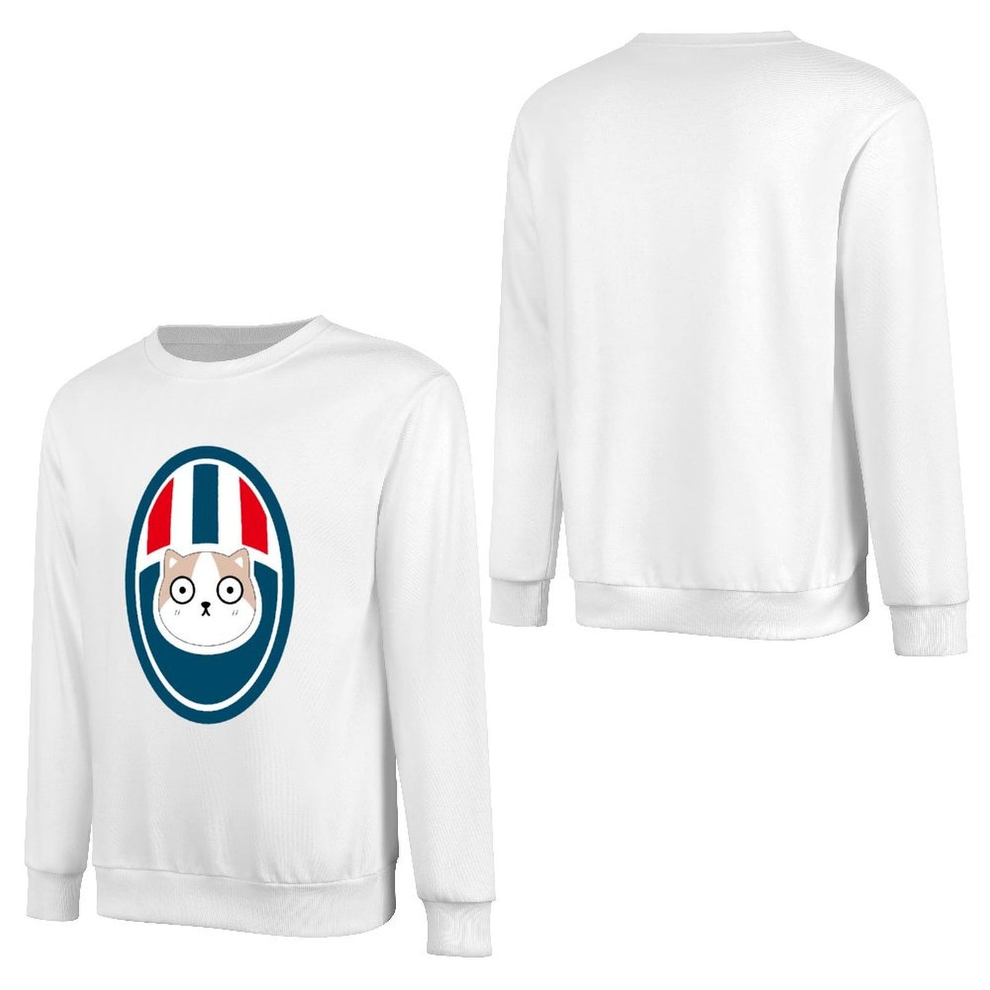 Front Patterned Long Sleeve TopAllSeason Breathable