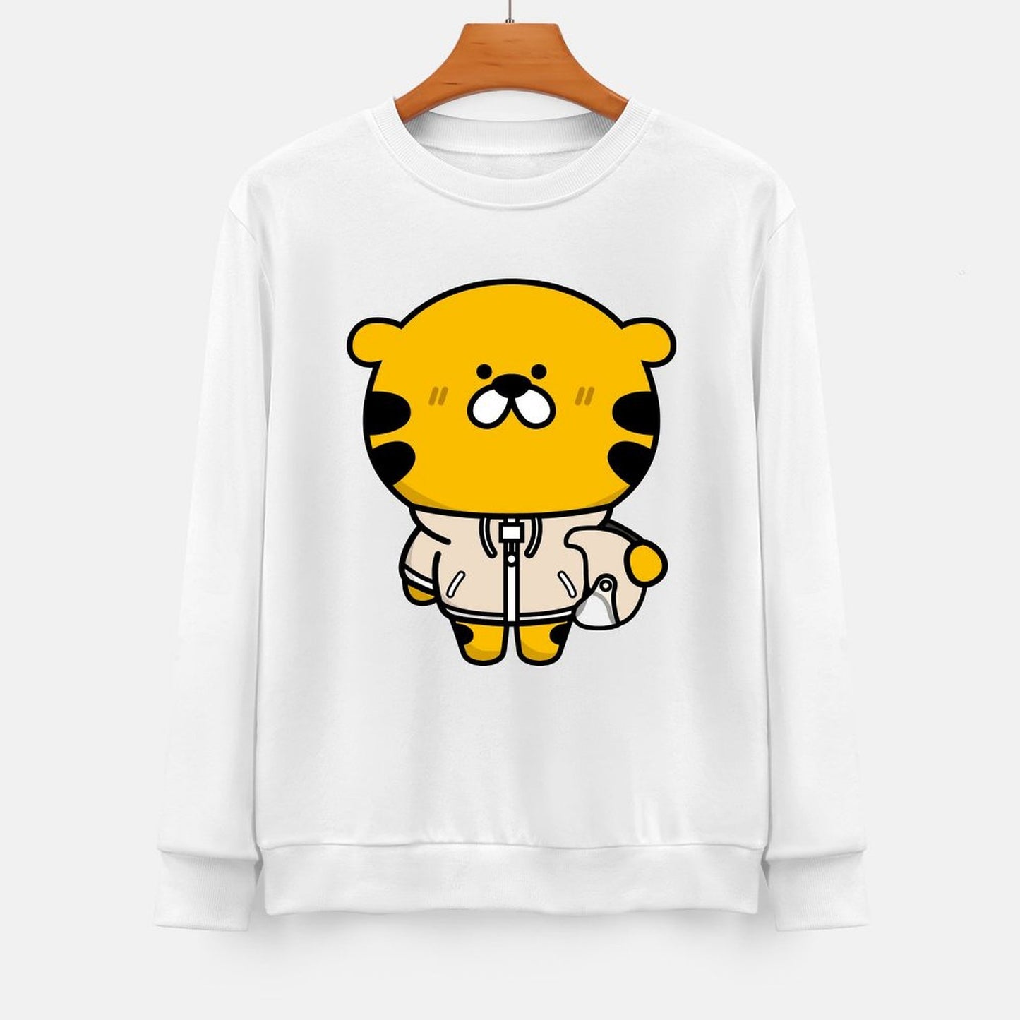 Front Patterned Long Sleeve TopRelaxed Edition