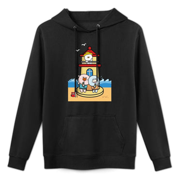 LooseFit CityStyle Front Graphic Hoodies