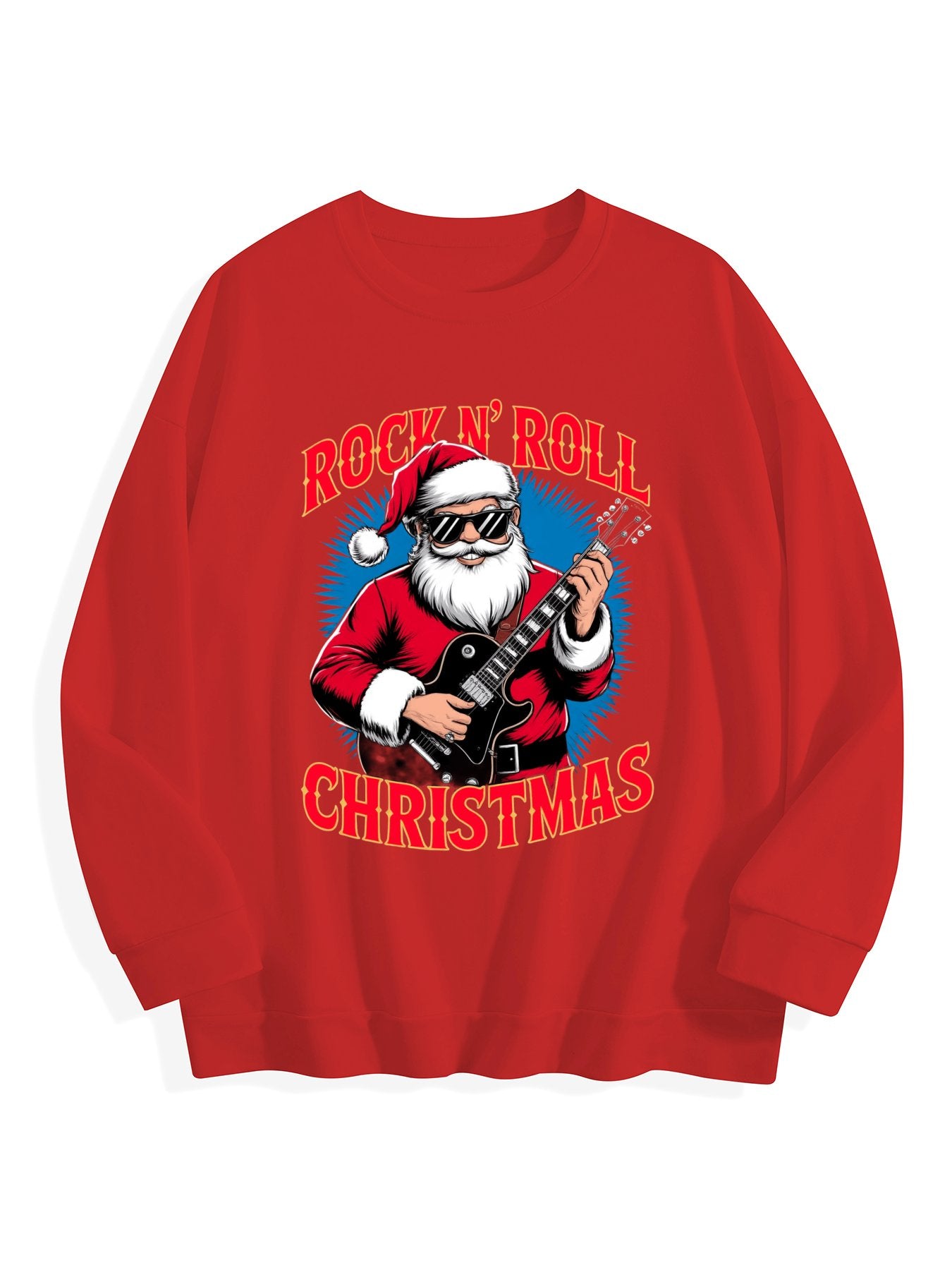 Customized Christmas-themed hoodies Holding a gun