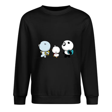 Front Patterned Long Sleeve TopShrink-Resistant Solid