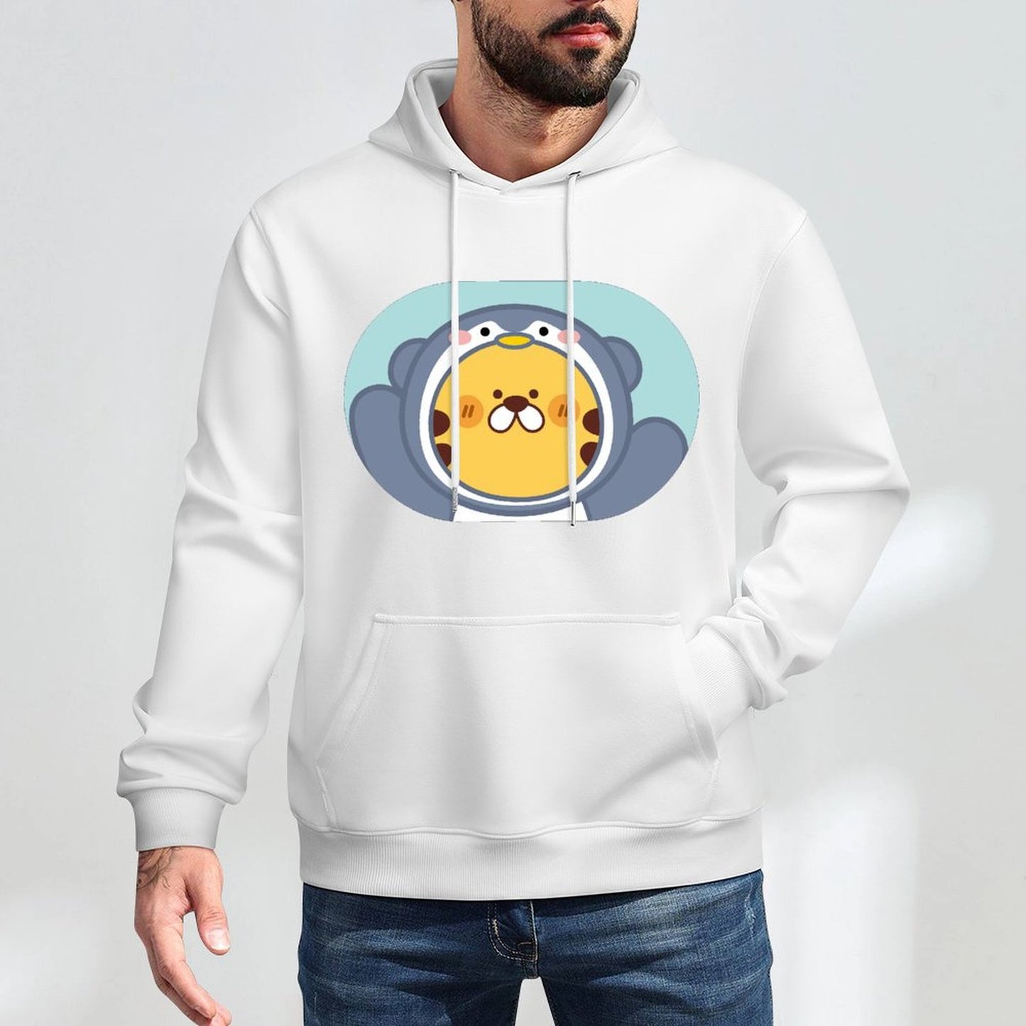 Front Graphic HoodiesFade-Proof Modern