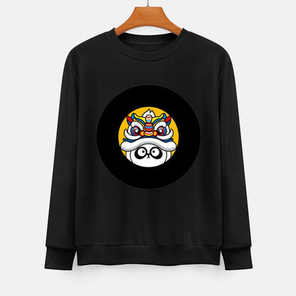 Front Patterned Long Sleeve TopRelaxed ClassicFit