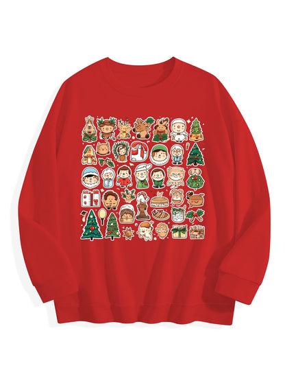 Customized Christmas-themed hoodies Multiple pictures