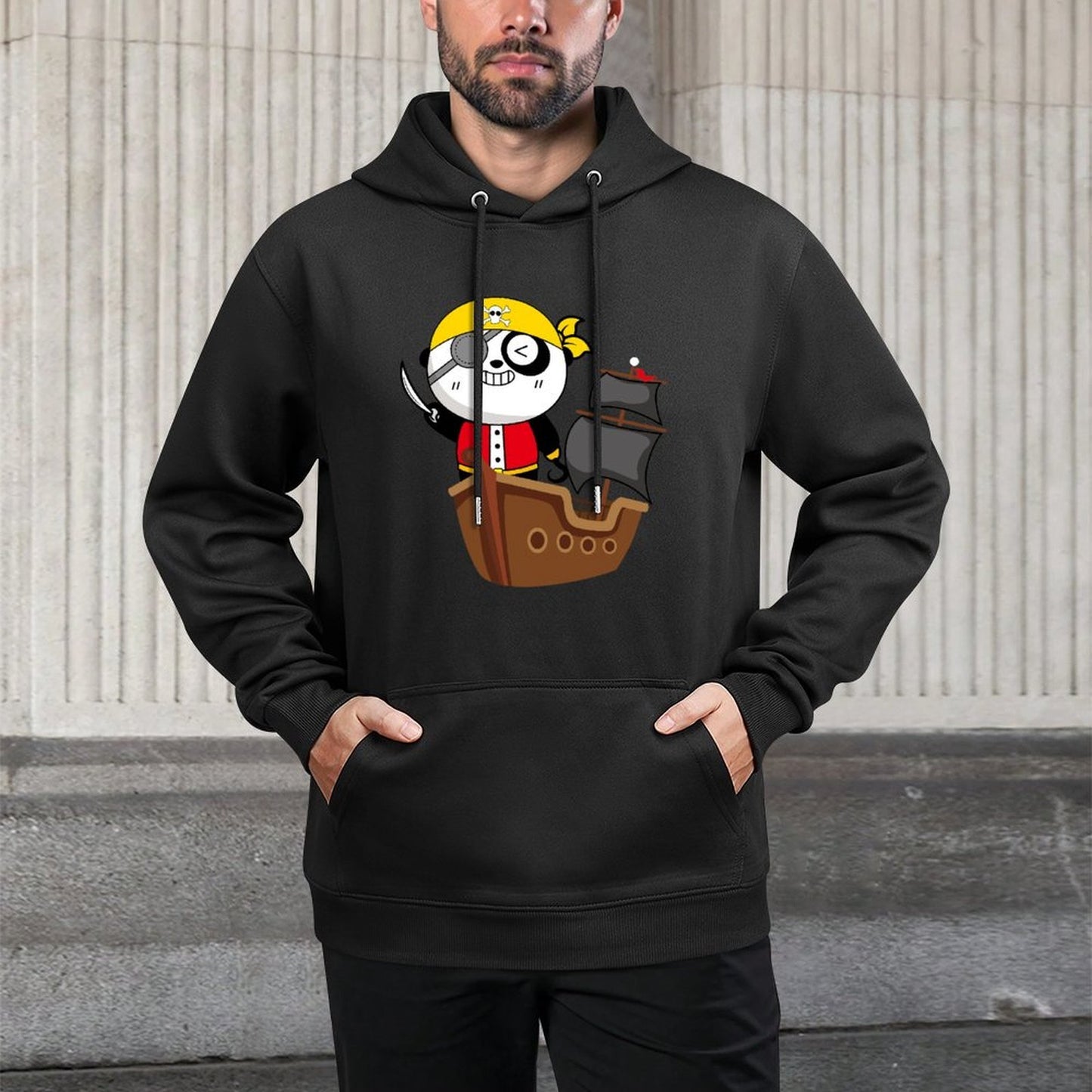 IPBR 250g Hooded Pocket Sweatshirt Front GraphicMen's Hooded  Sweatshirt4000769