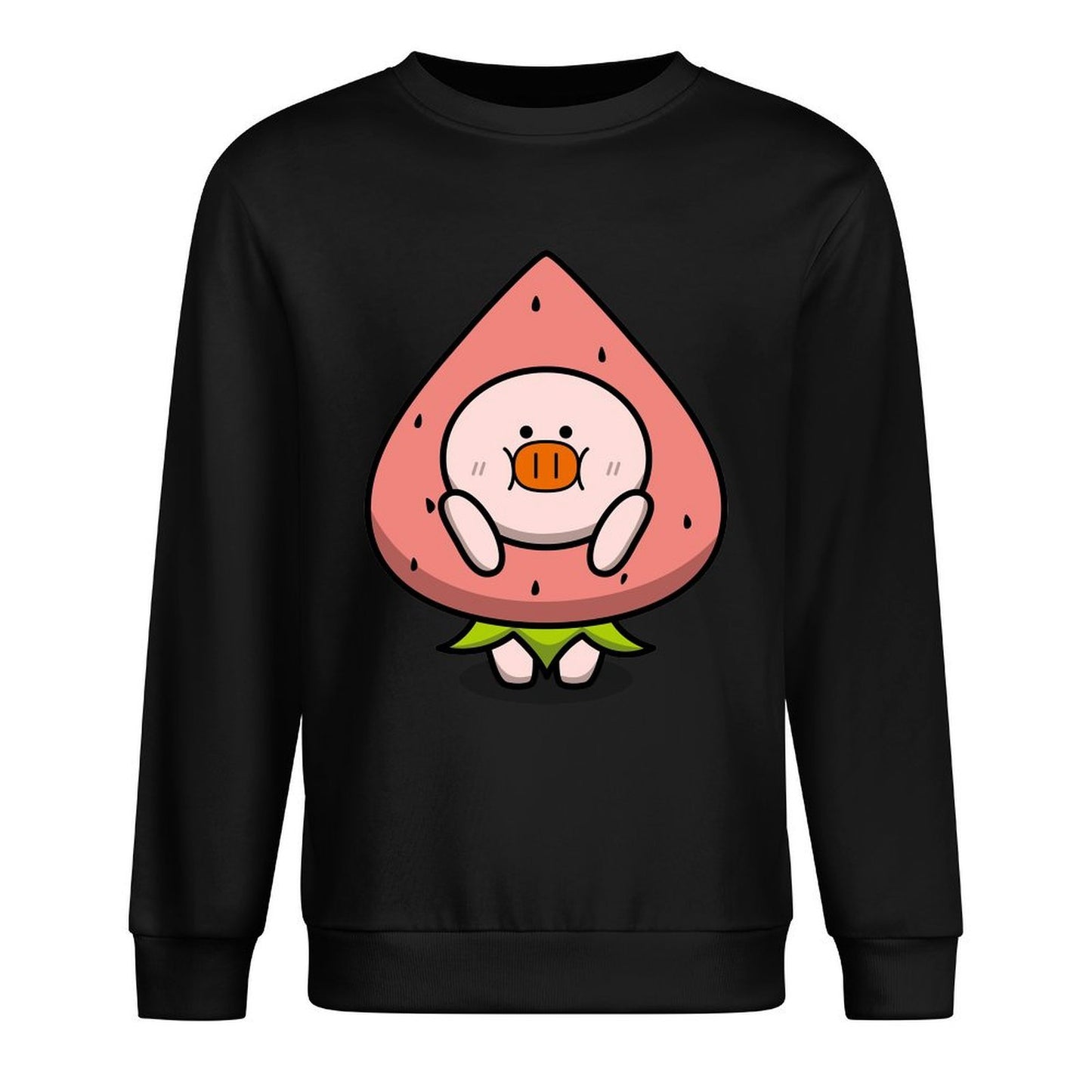 Front Patterned Long Sleeve TopLightweight SoftTouch