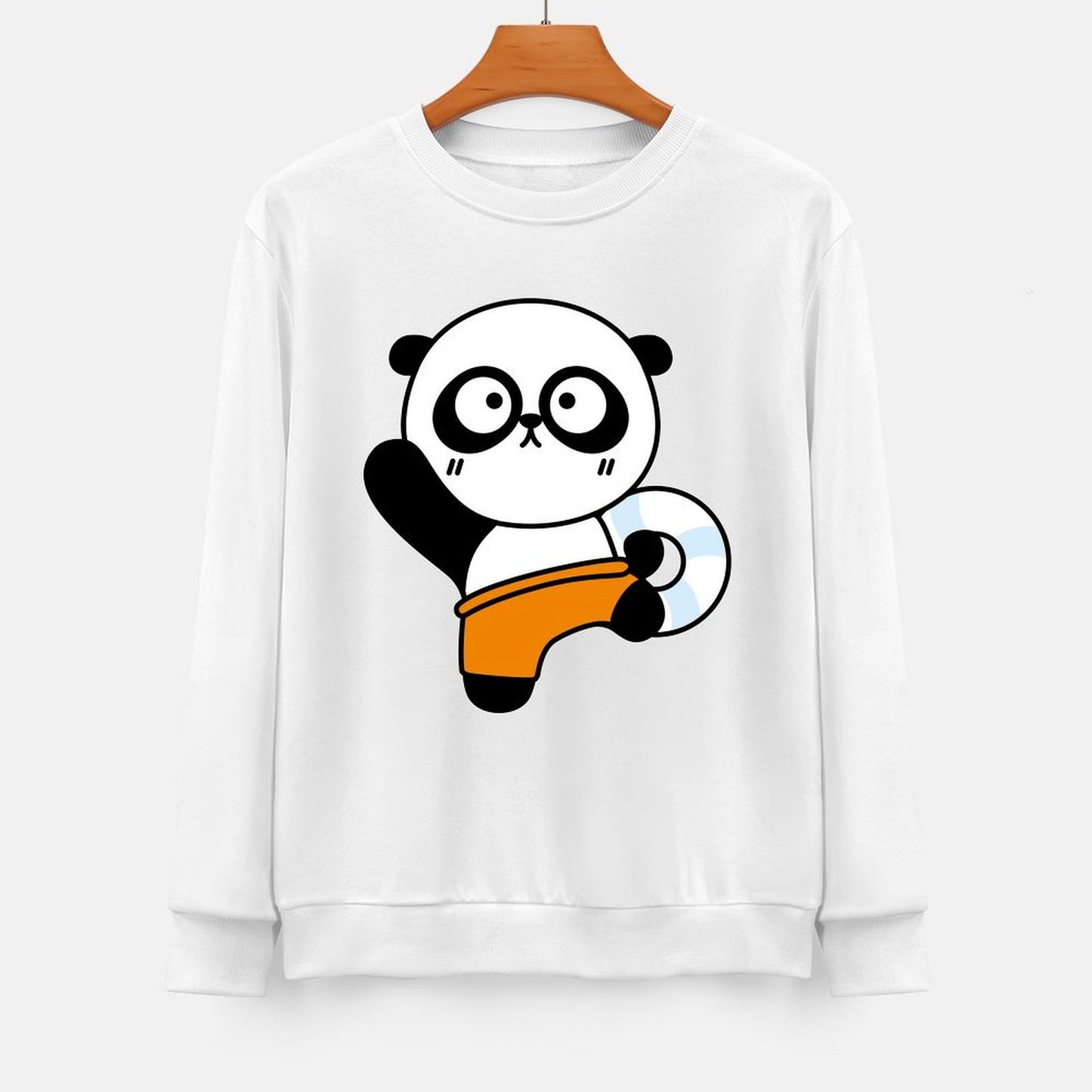 Front Patterned Long Sleeve TopOversized Indoor