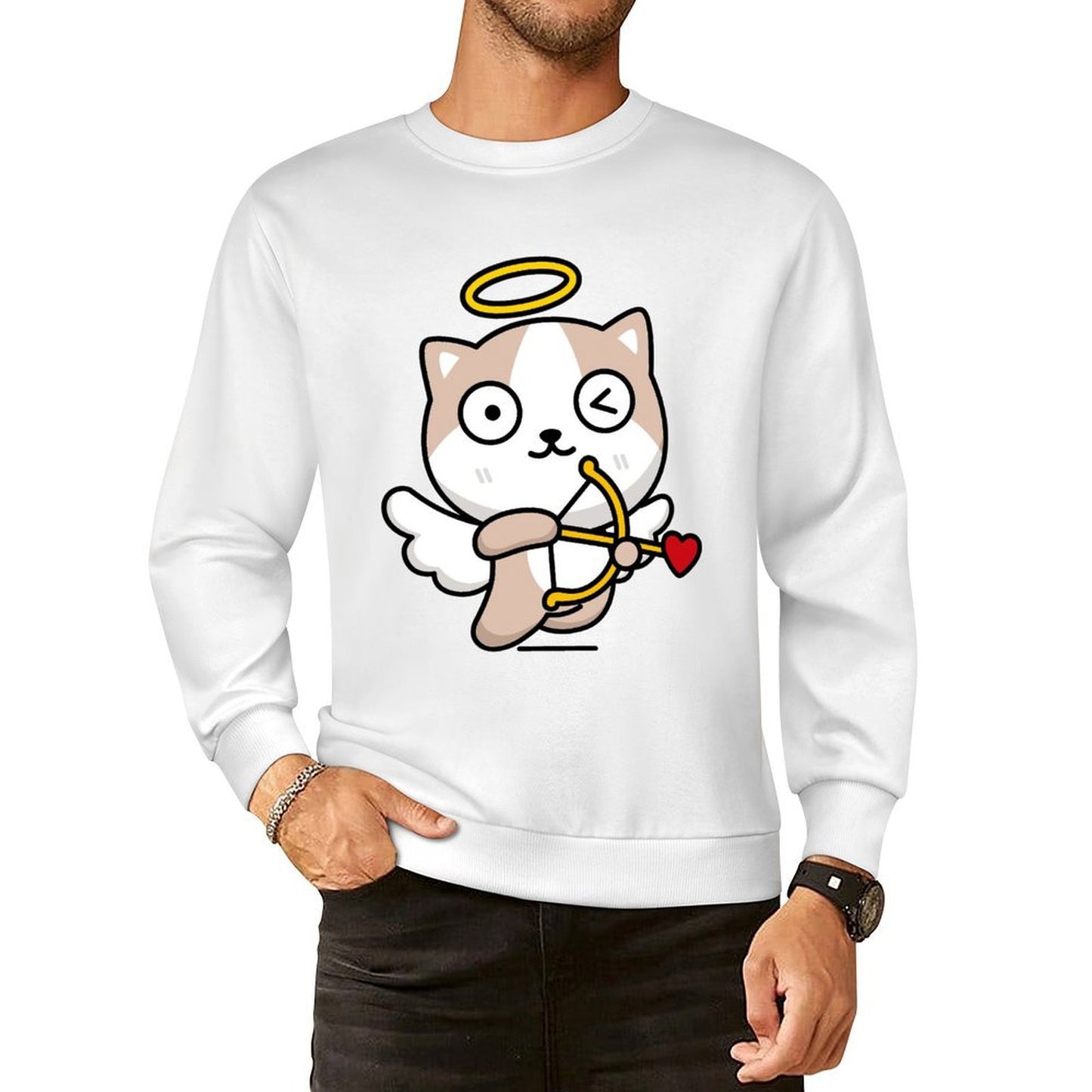 Front Patterned Long Sleeve TopStudio Series