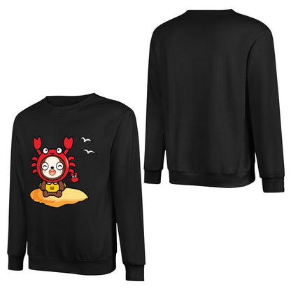 Front Patterned Long Sleeve TopShrink-Resistant Signature