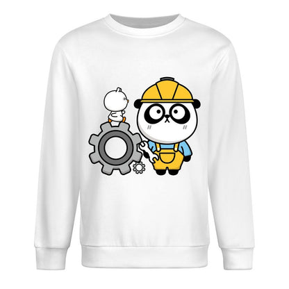 Front Patterned Long Sleeve Top Printing Neutral
