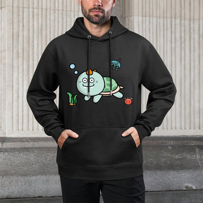 Basic EssentialFit Front Graphic Hoodies