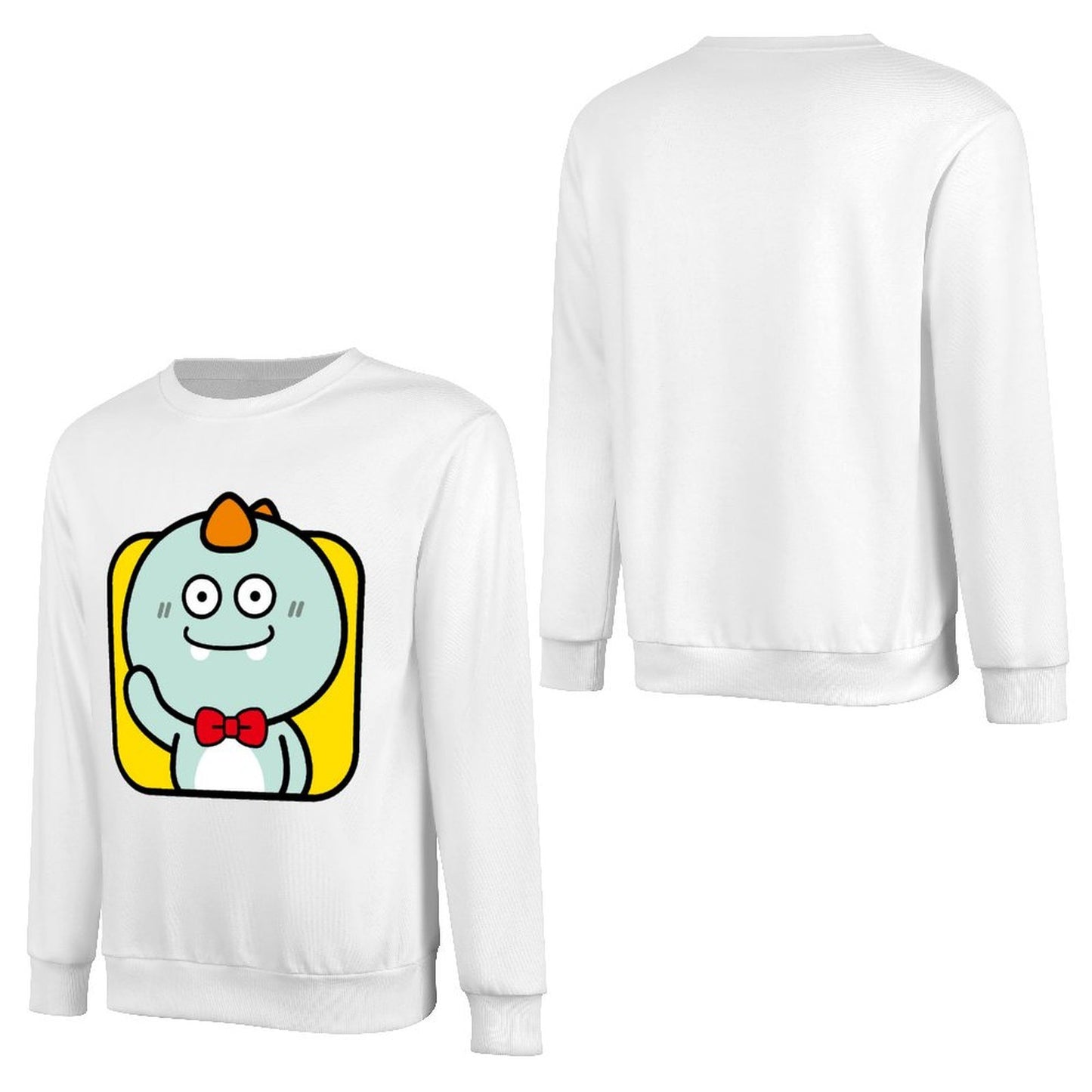 Front Patterned Long Sleeve TopRegularFit PureStyle