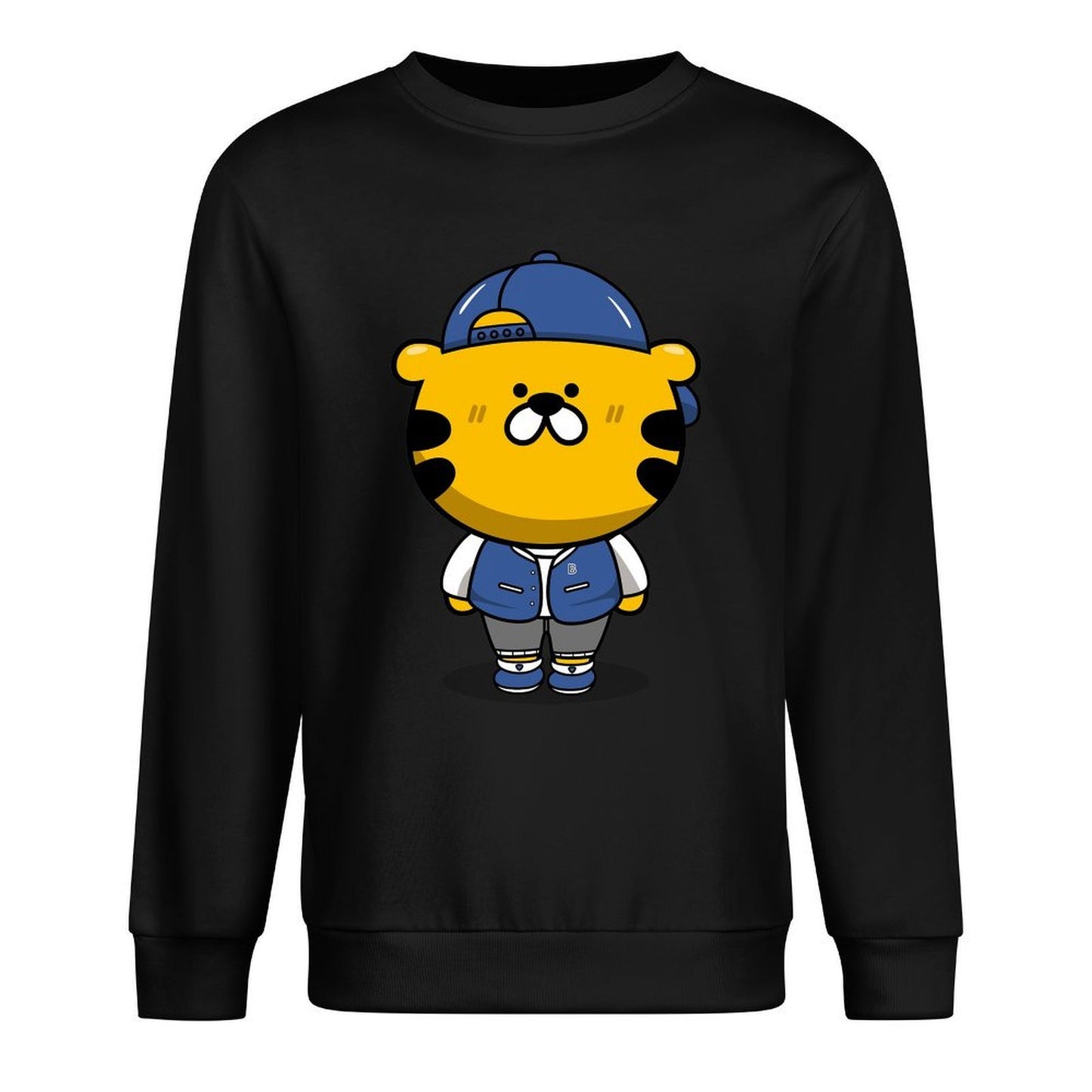 Front Patterned Long Sleeve TopClean Edges Breathable