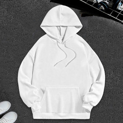 Custom high-quality  white  hoodie