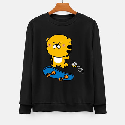  Front Patterned Long Sleeve TopEssential SoftWear