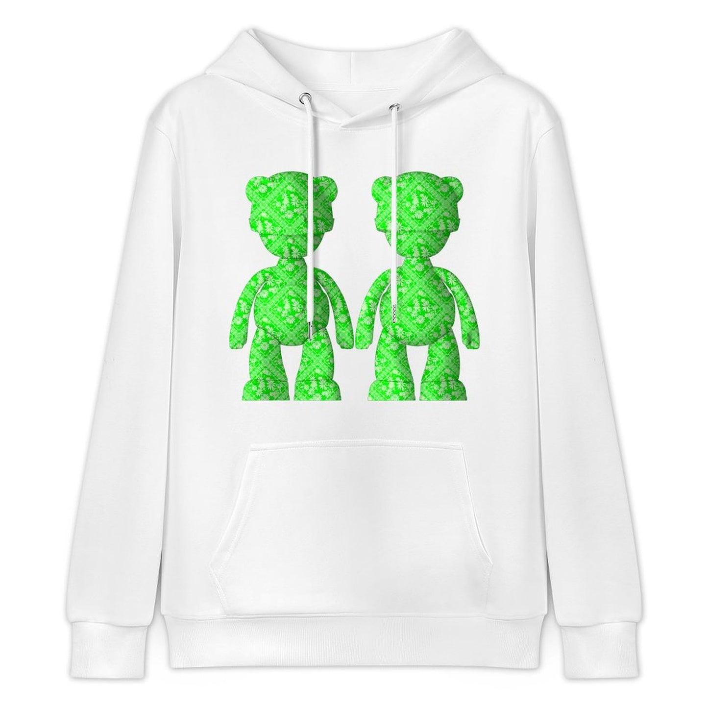 Hoodie Front PatternWrinkle-Free StreetStyle