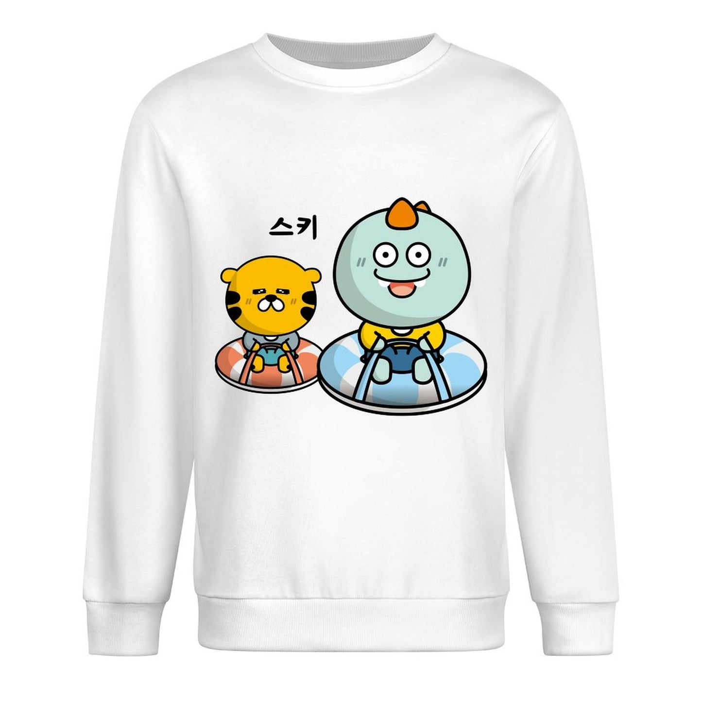 Front Patterned Long Sleeve Top Premium Lifestyle